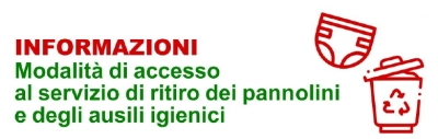 Servizio associato di igiene urbana e servizi connessi nel territorio dell'Unione: servizio di ritiro pannolini e pannoloni
