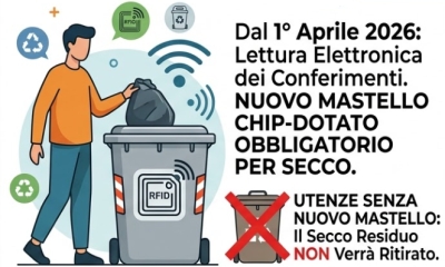 Avvio servizio di lettura puntuale dei mastelli - Nuovo calendario di consegna